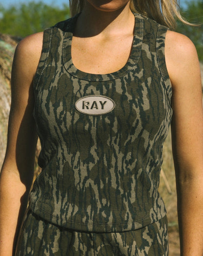 Ray X Mossy Oak Camo Tank Top